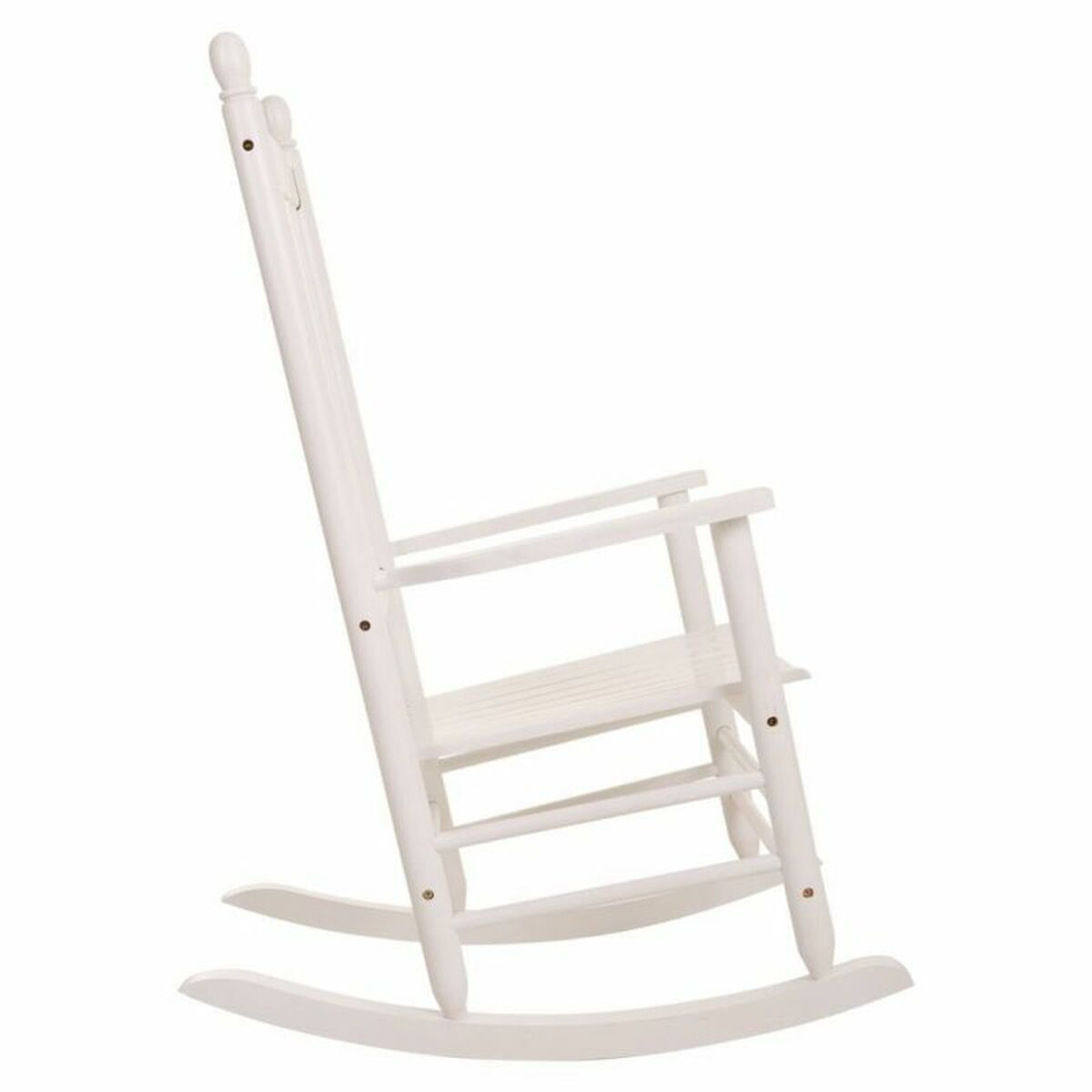 Sedia a Dondolo Alexandra House Living Bianco